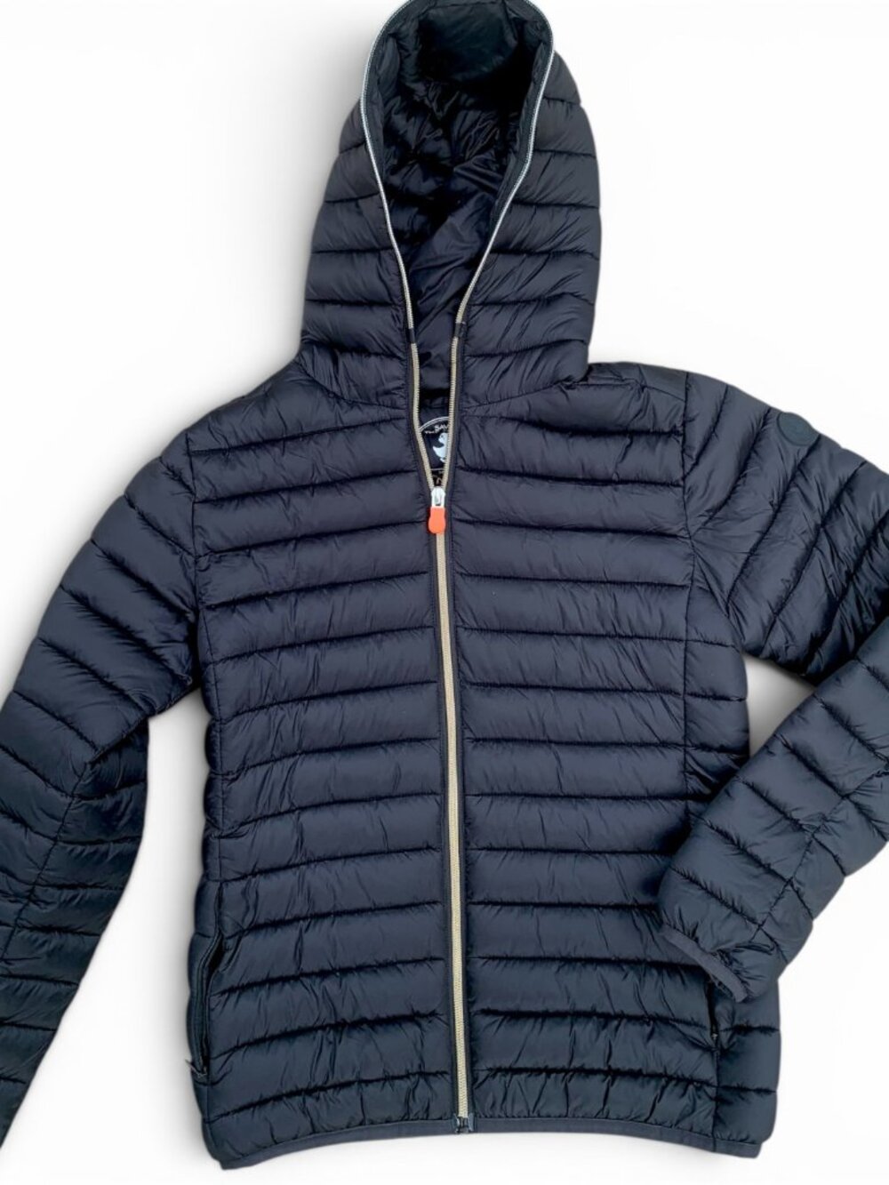 Save the Duck Black Puffer Coat Girl's Size 14